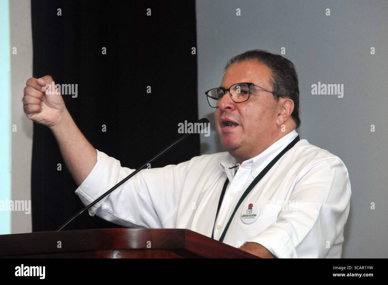 October 22, 2022: 22/10/2022 Asamblea general del PLN para elegir el Directorio Nacional, en el Hotel Double Tree Cariari en Heredia. A dicha actividad asistieron los expresidentes Oscar Arias y JosÃÂ© MarÃÂa Figueres. Todo transcurrio con total normalidad. Como presidente del parttido fue nombrado Ricardo Sancho y como secretario Miguel Angel Guillen. Foto de Jorge Castillo (Credit Image: © Jorge Castillo/La Nacion via ZUMA Press) Stock Photo