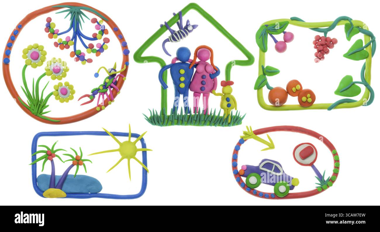 Family meal outdoors not grass Cut Out Stock Images Pictures Alamy