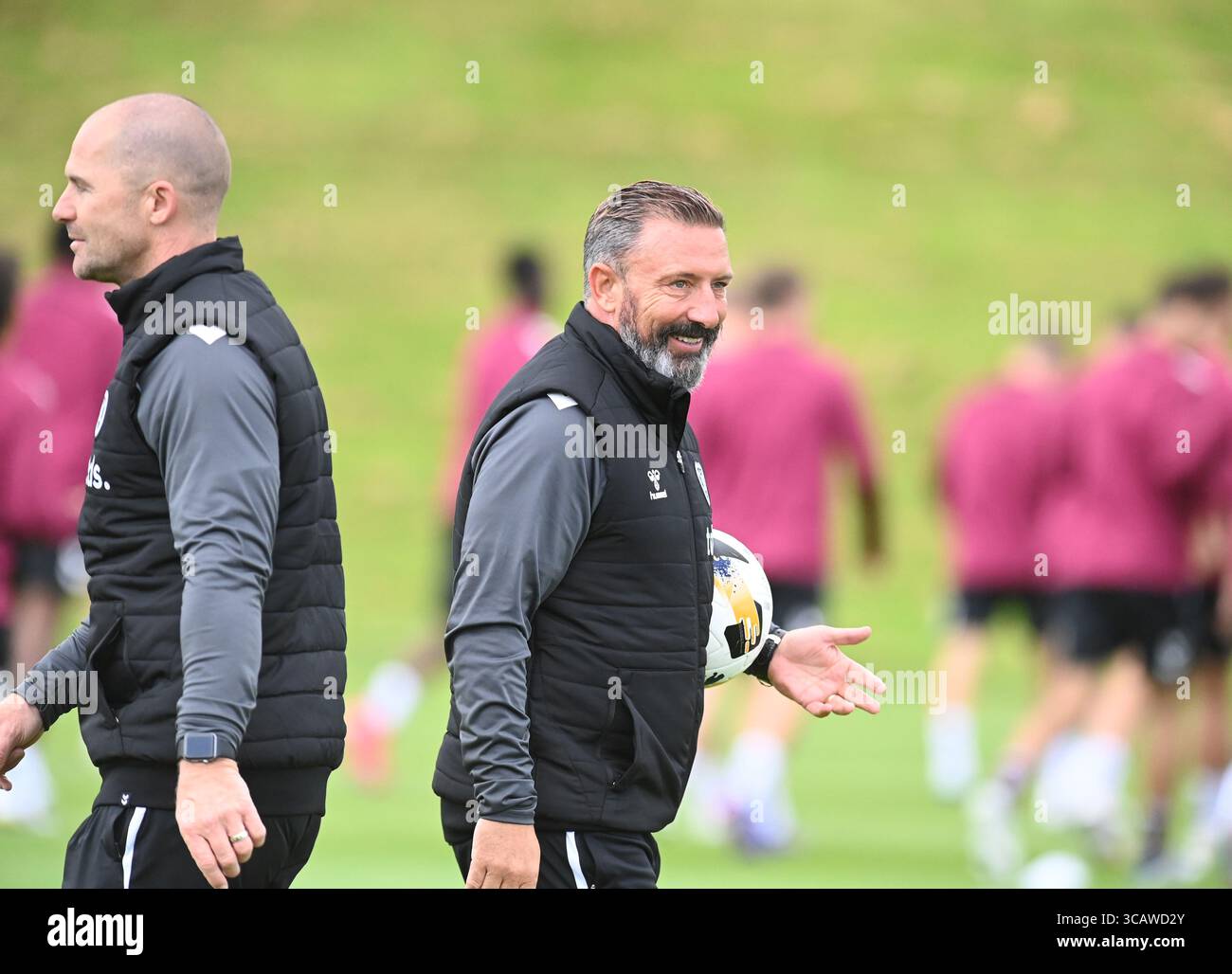 Oriam Sports Centre Edinburgh Scotland UK 7th Aug 2025 Hearts Manager 
