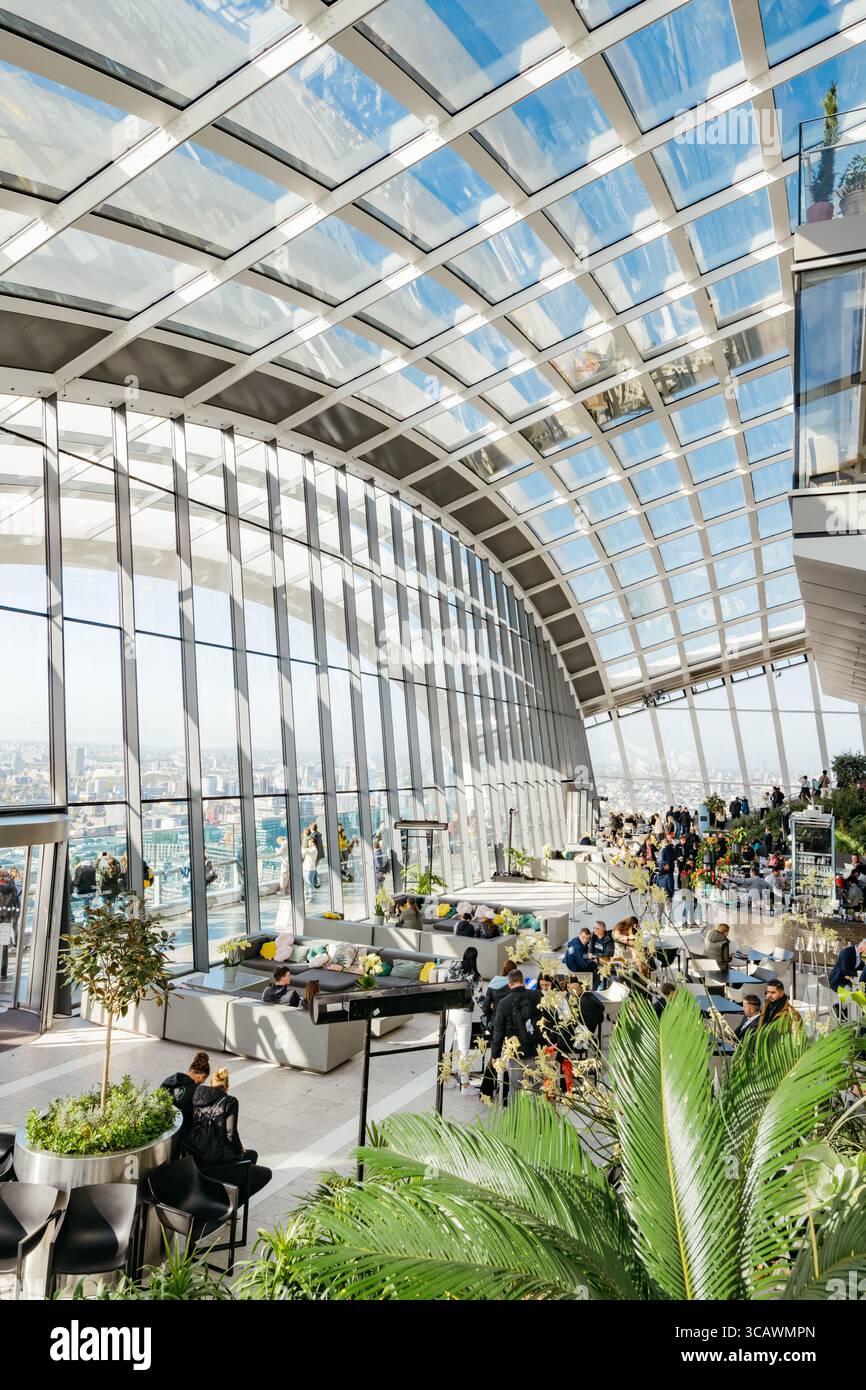'Sky Garden' is a public space on the top 3 floors of 160m-tall The ...
