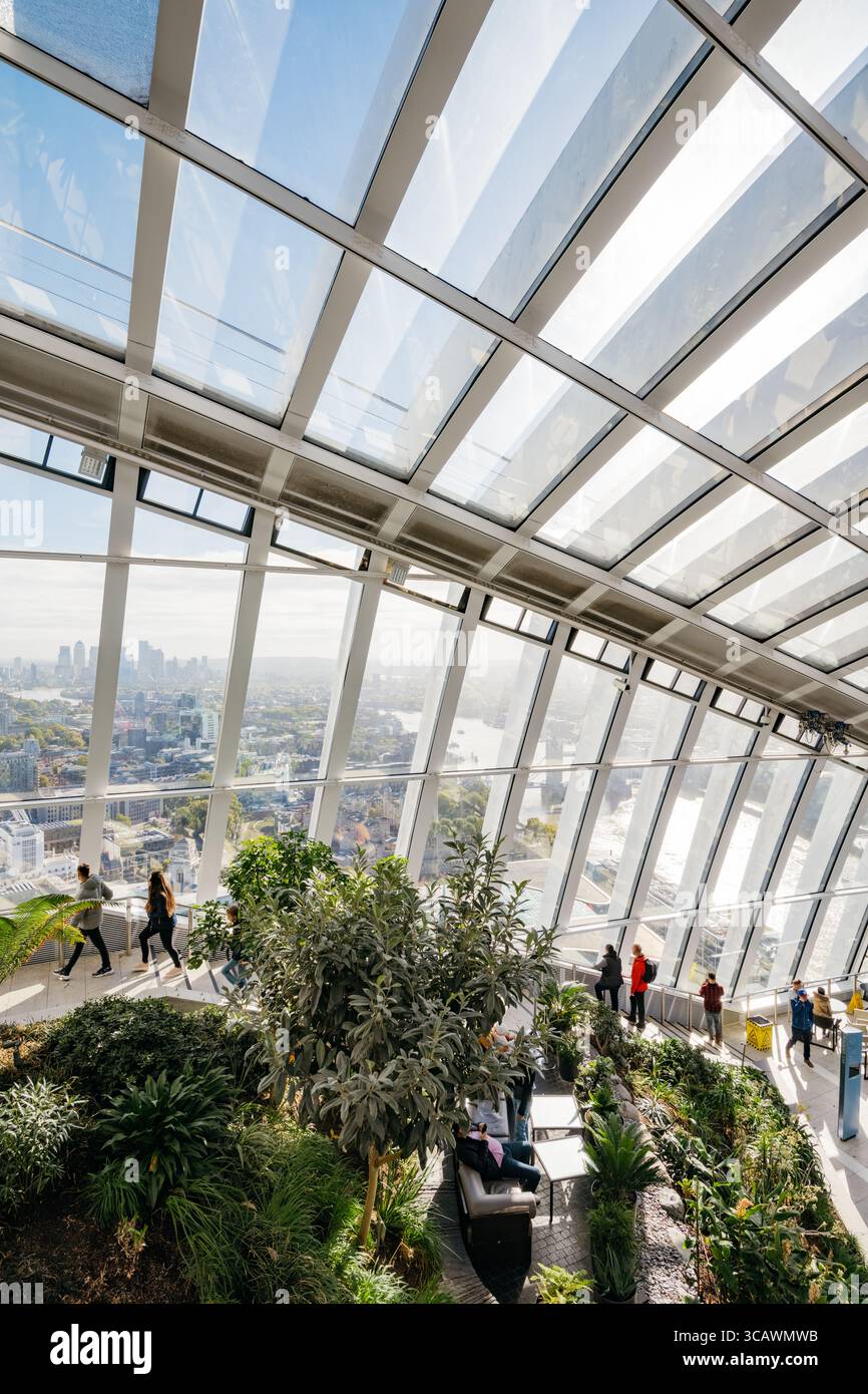 'Sky Garden' is a public space on the top 3 floors of 160m-tall The ...