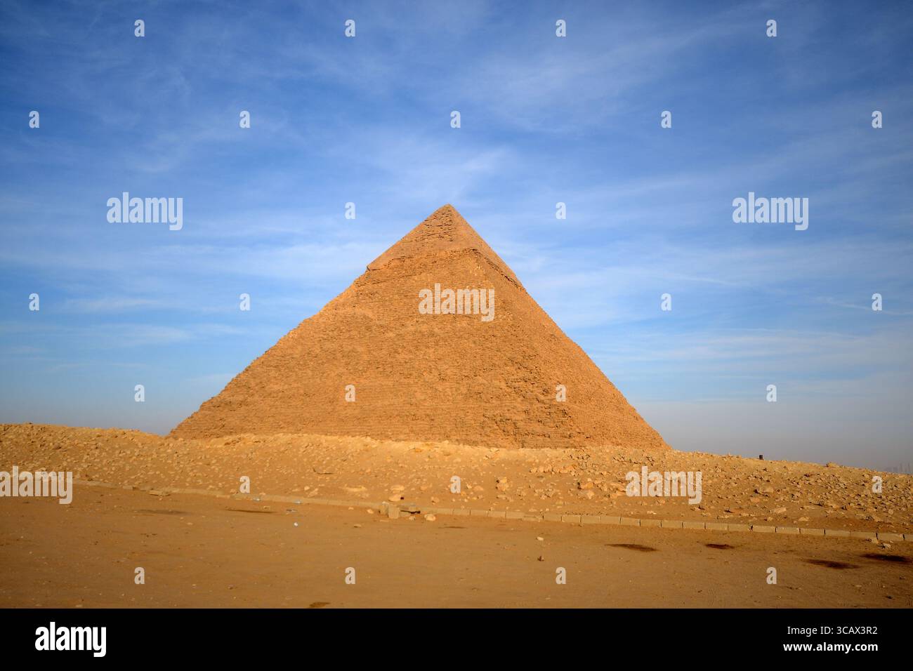 The Pyramids of Giza, built as royal tombs during the Old Kingdom and ...