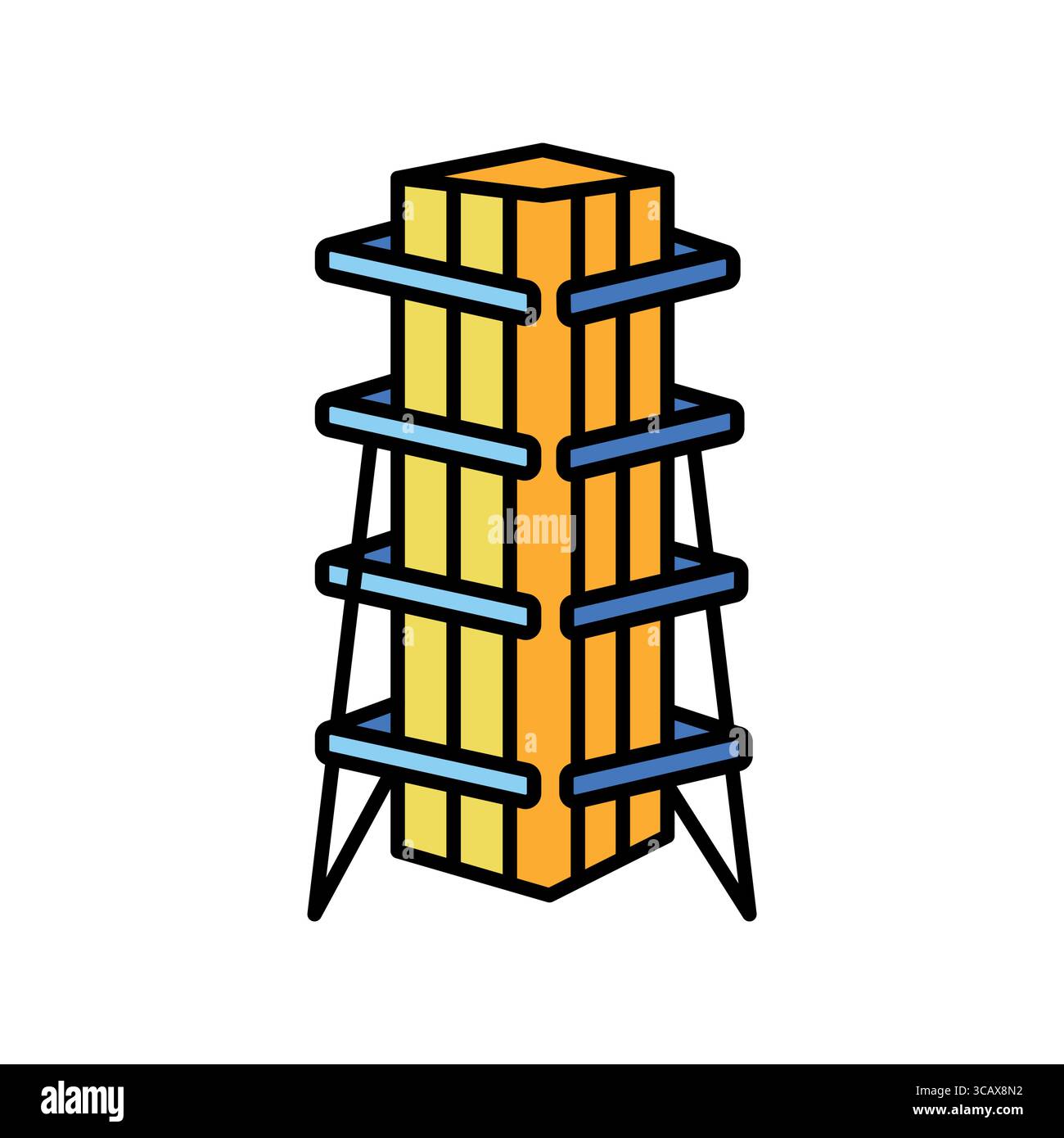 Concrete slab formwork Stock Vector Images - Alamy