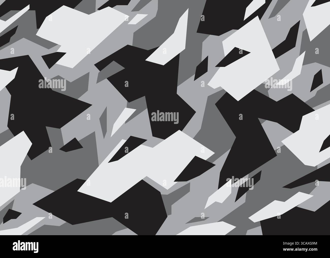 Gray modern camouflage pattern. vector background illustration for web, banner, backdrop or surface design use Stock Vector