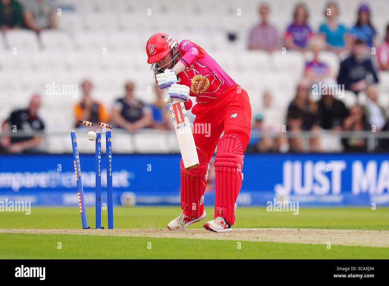 Sarah Bryce Rsc Welsh Fire's Sarah Bryce is bowled out by Northern Superchargers ...