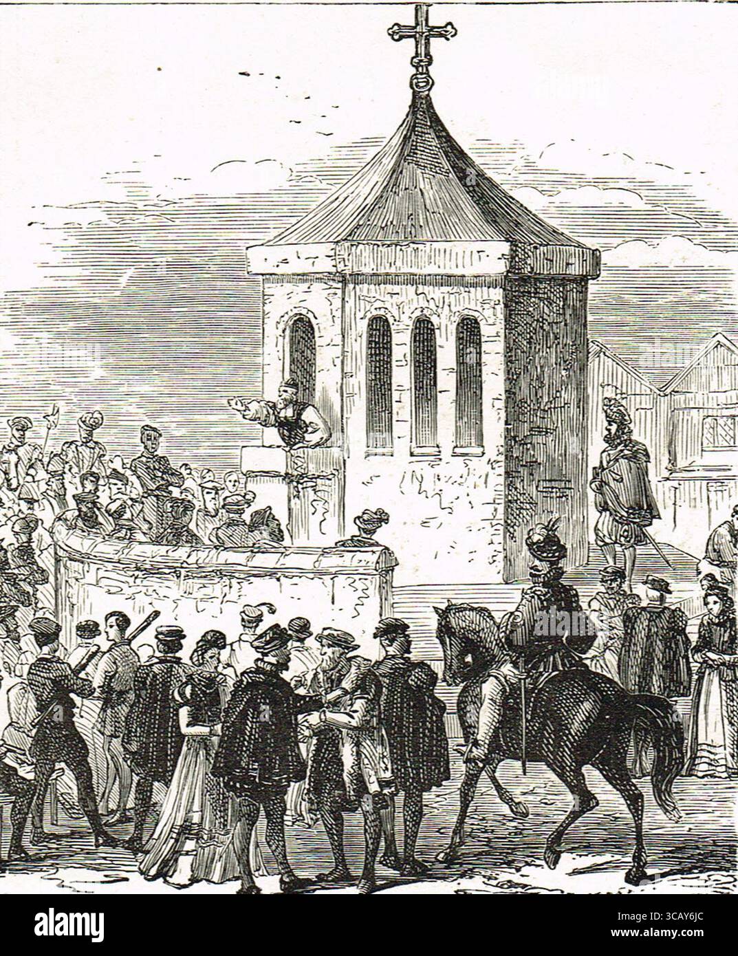 St paul's cross preaching hi-res stock photography and images - Alamy