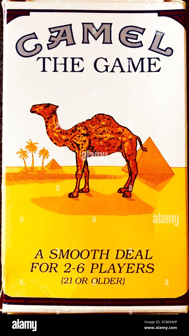 1992 Camel Cigarette Card Game Promotion Stock Photo - Alamy