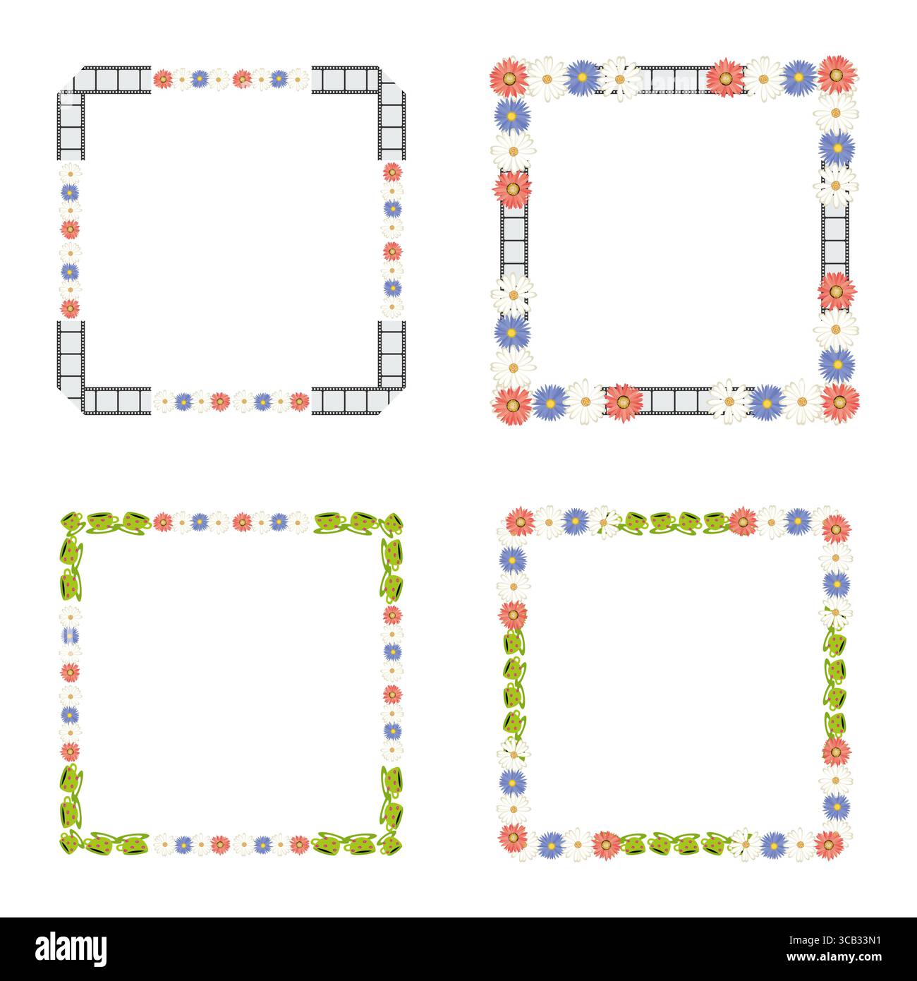 Frame border icon. Colorful pattern symbol. Vibrant outline design ...