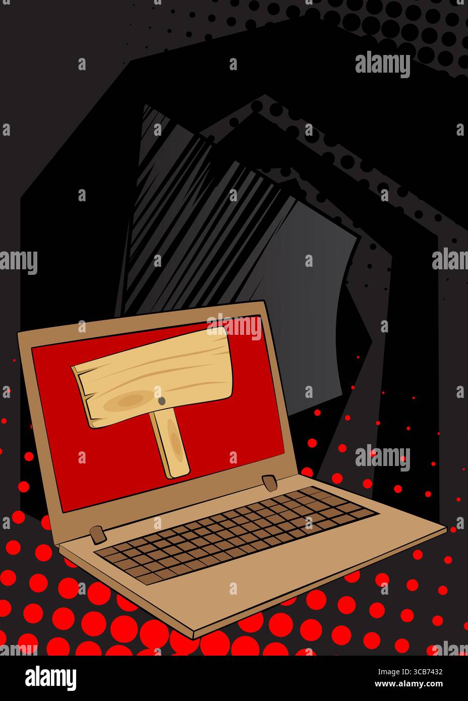 Rustic keyboard Stock Vector Images - Alamy