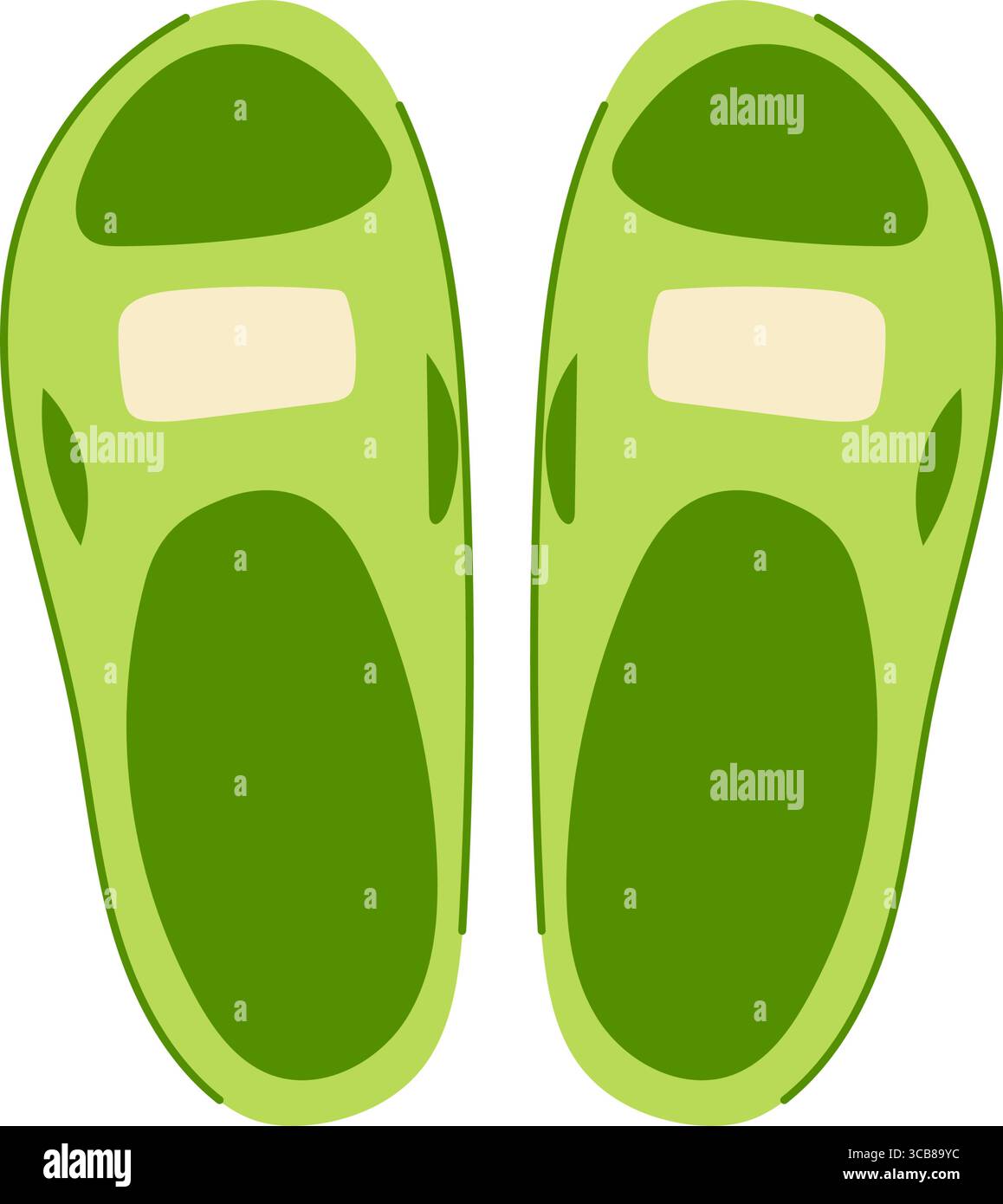 thongs beach footwear cartoon vector illustration Stock Vector Image ...