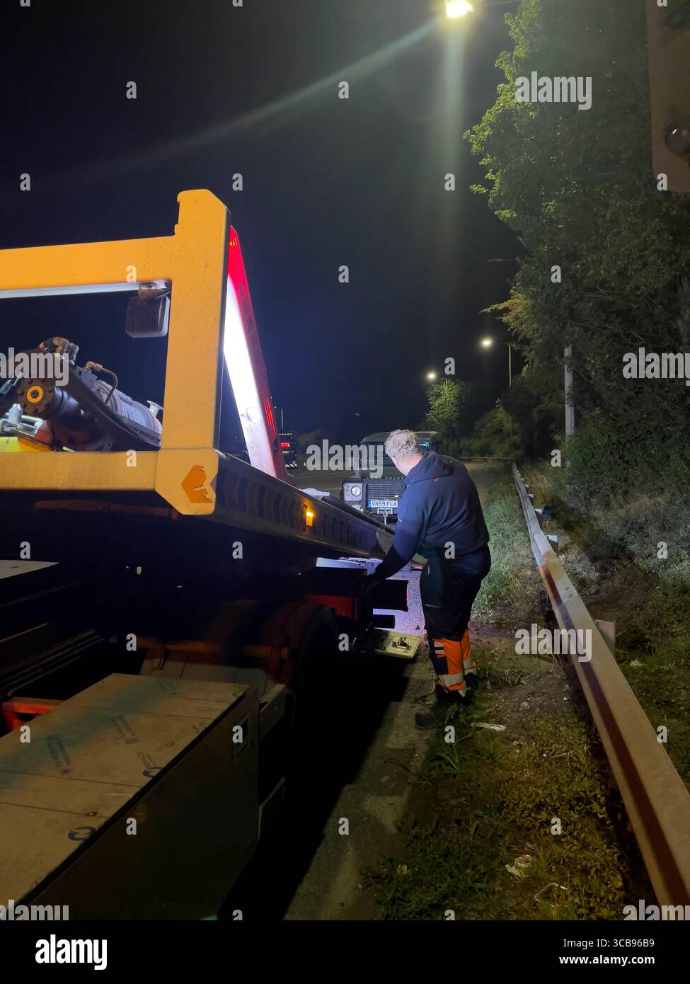 Grace Adventures Landy recovery - Smartphone Captured Stock Image