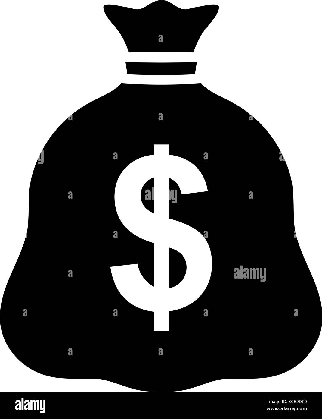 Money Bag Icon Money Bag with Dollar Sign Icon Simple Money Bag Vector ...