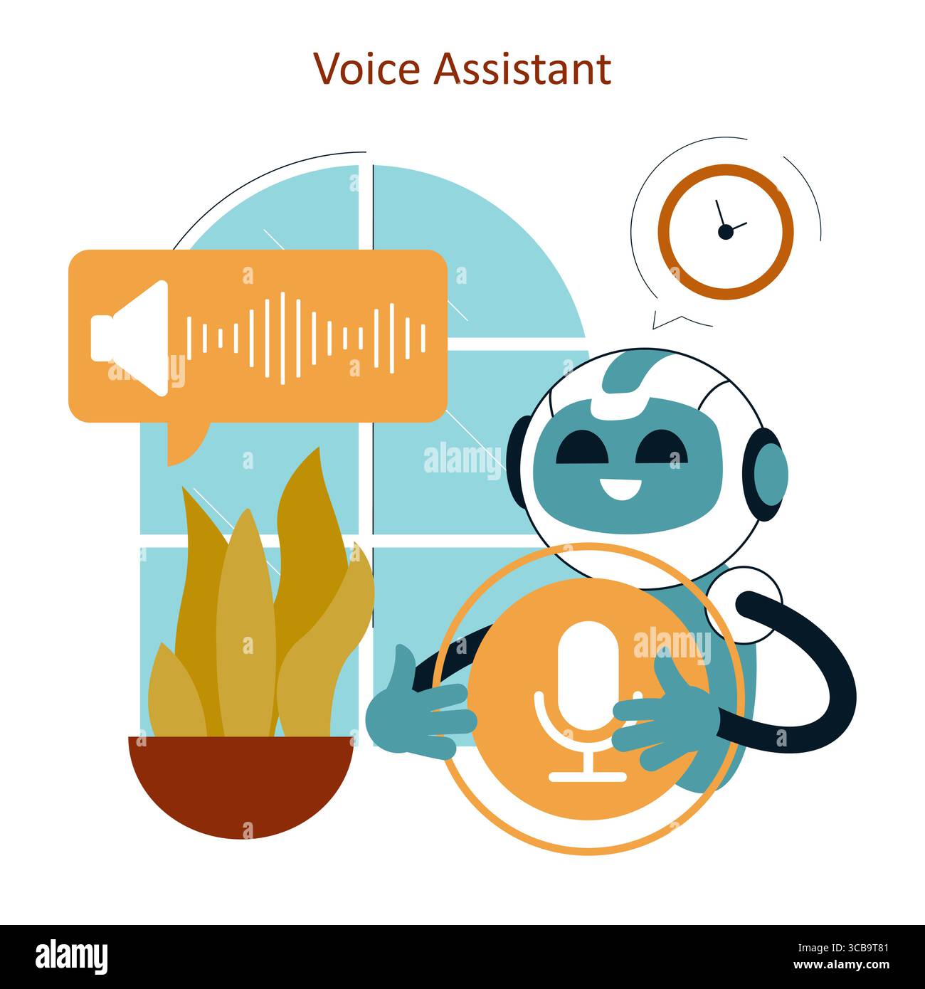 AI home assistant enhancing daily life through voice commands. The ...
