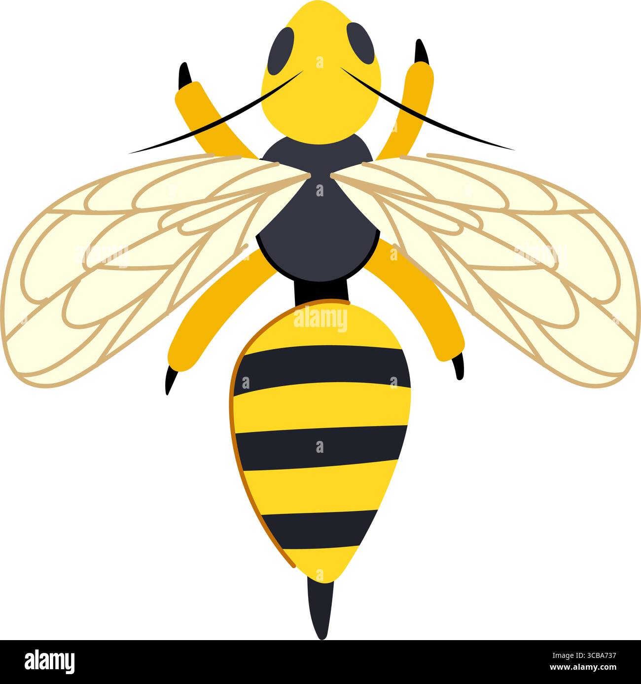 acrobatics wasp cartoon vector illustration Stock Vector Image & Art ...