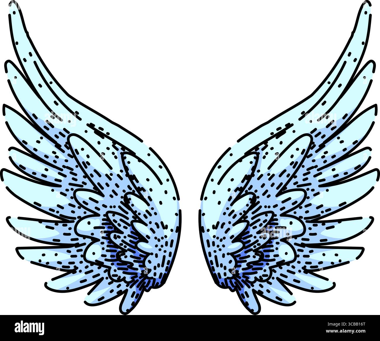 Vintage hand drawn jet Cut Out Stock Images & Pictures - Alamy