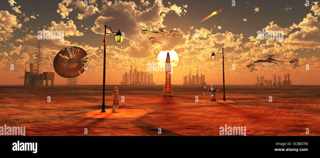 1950s science fiction hi-res stock photography and images - Alamy