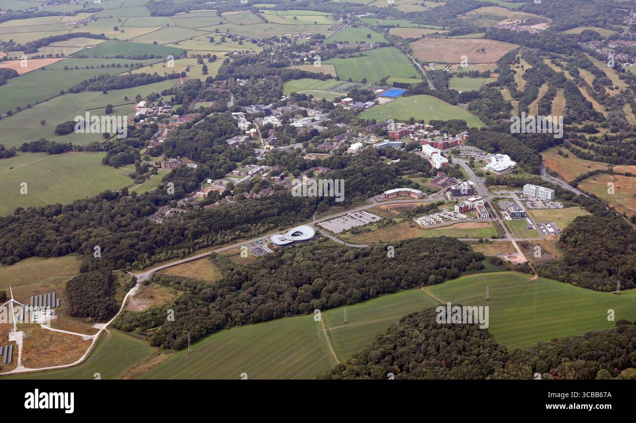 aerial view of Keele University Campus in Staffordshire Stock Photo - Alamy