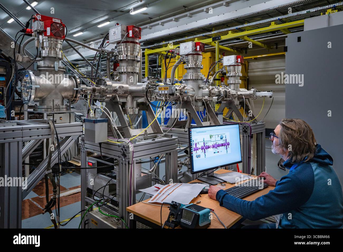 France, Calvados, Caen, GANIL, large national heavy ion accelerator ...