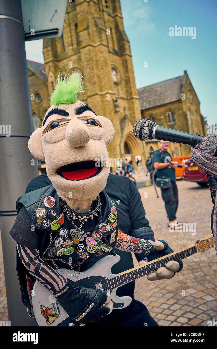 Rudy Rude Puppet The UK's largest independent punk festival 'Rebellion' on at Blackpool ...