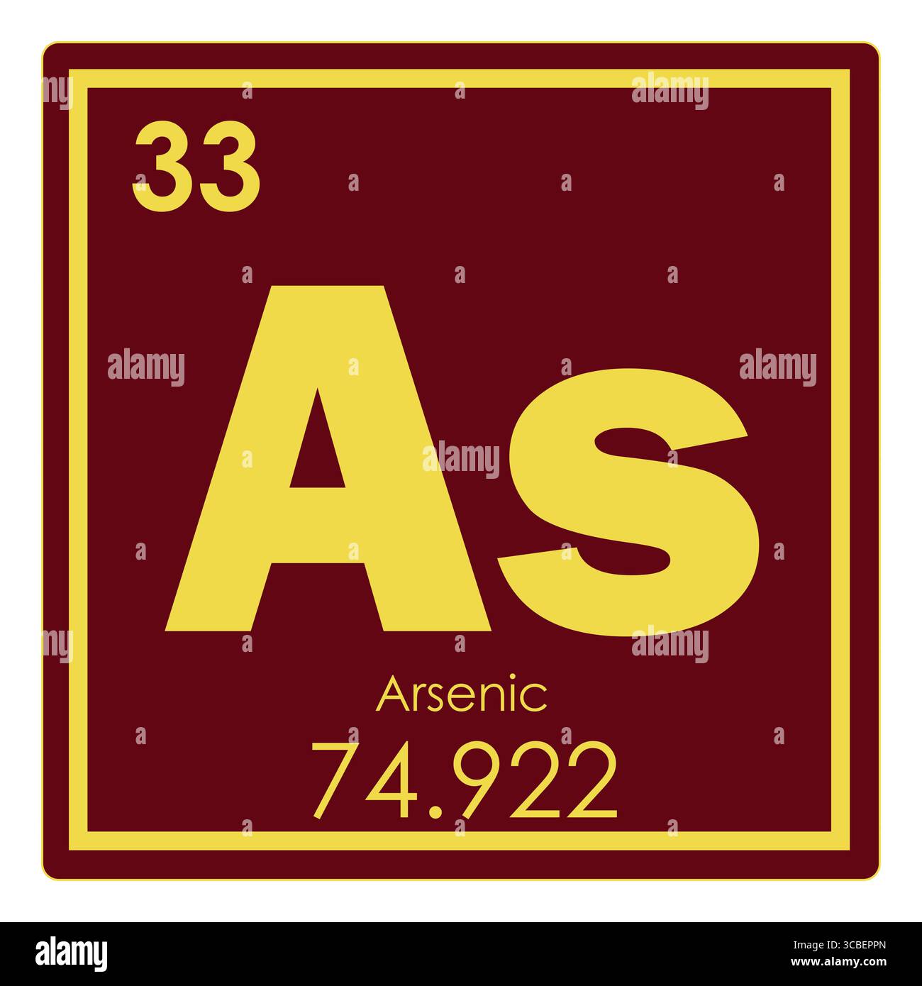 Arsenic chemical element Cut Out Stock Images & Pictures - Alamy