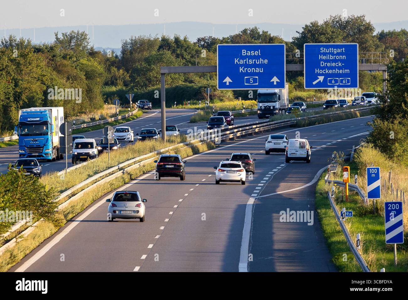 Sehr Hohes Verkehrsaufkommen Auf Der A11 In Richtung Norden Bernau