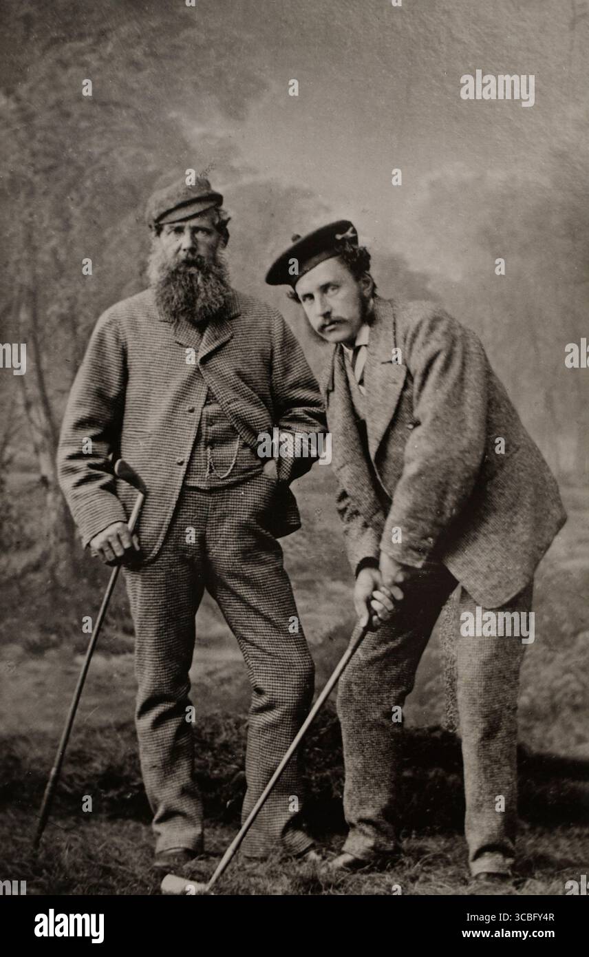 Old Tom Morris and Young Tom Morris, circa 1870 captures two of golf’s