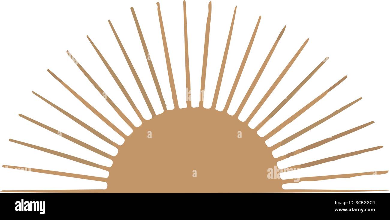 A sun design for solar company Stock Vector