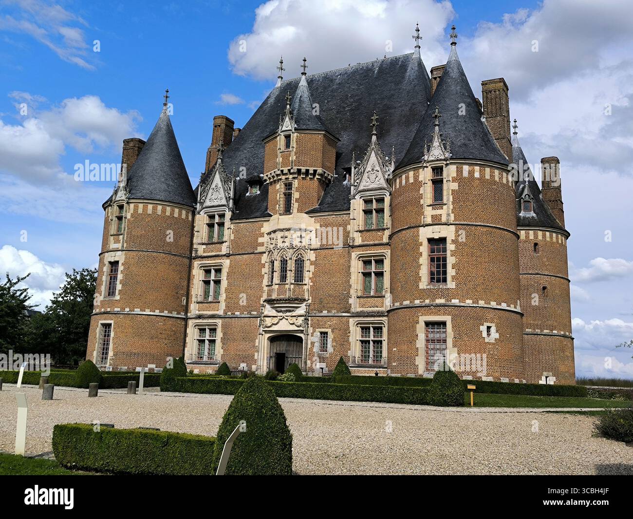 The Martainville Castle and Museum of Norman Arts and Traditions, Martainville-Epreville, Normandy. 2nd August 2025 Photo Damien Grenon credit:Photo12 Stock Photo