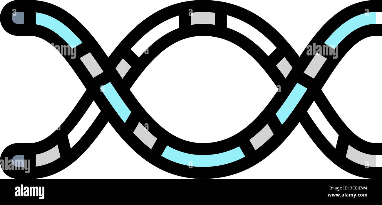 battle ropes wave motion color icon vector illustration Stock Vector ...