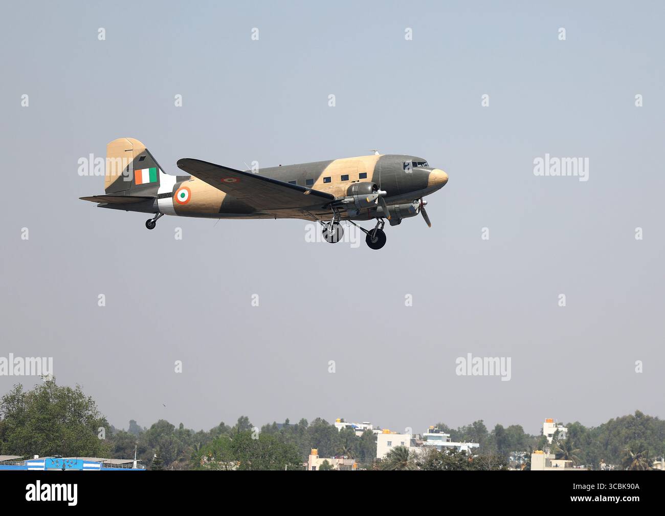February 14, 2023, Bengaluru, Karnataka, India: Aero India Air Display on the second day (Credit Image: © Seshadri Sukumar/ZUMA Press Wire) Stock Photo
