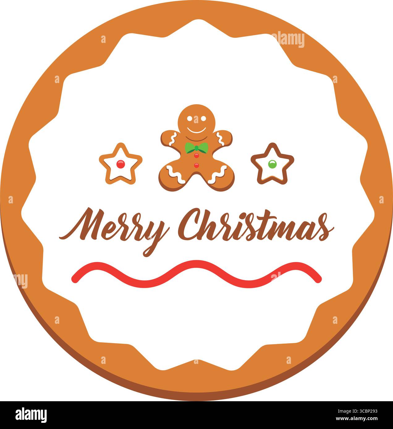 Cake decorations christmas Stock Vector Images Alamy