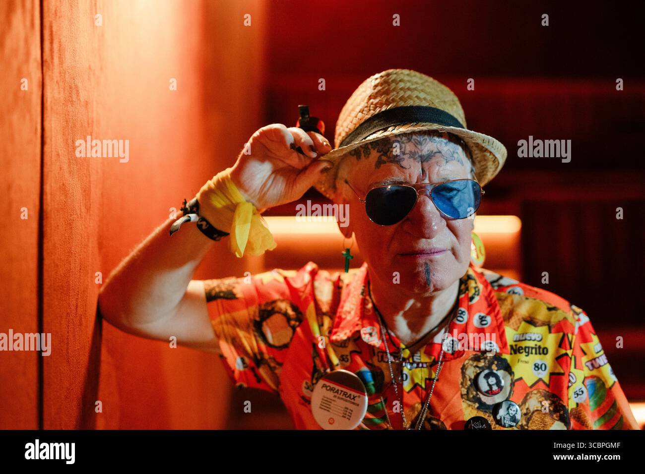 The artist and singer Paco Clavel poses for Europa Press, June 26, 2025 ...