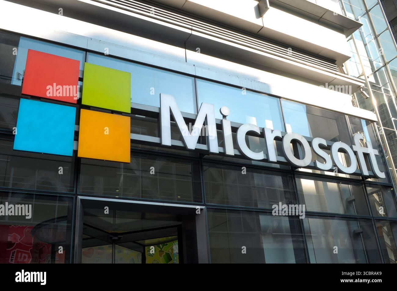 New York, United States. 08th Aug, 2025. A Microsoft office is seen in