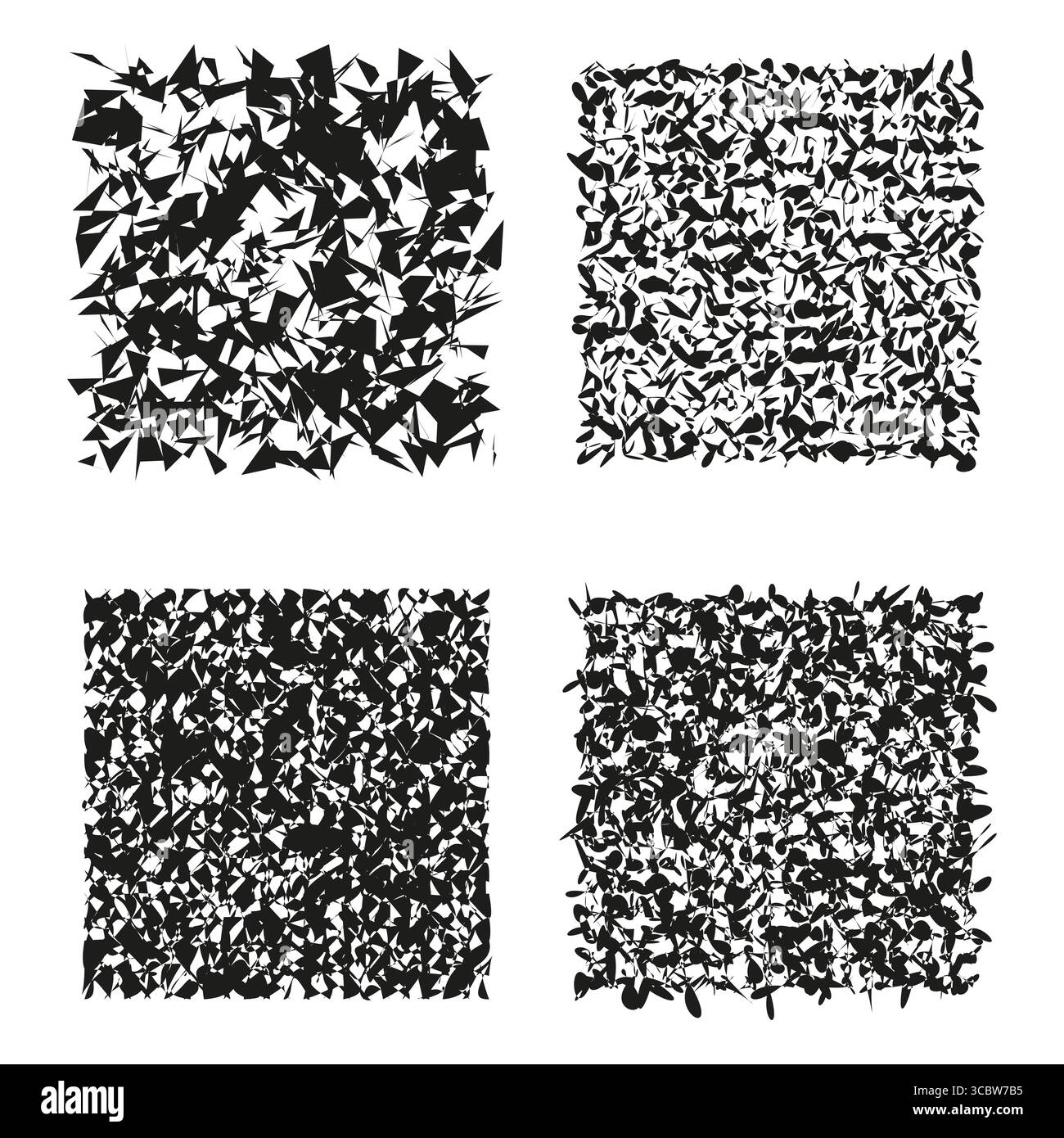 Scattered dots texture. Vector chaotic pattern. Grunge noise effect. Monochrome pixel background. EPS 10. Stock Vector