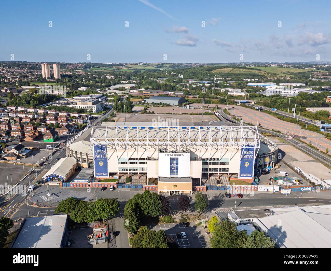 Leeds West Yorkshire UK 9th August 2025 Aerial View Of Elland Road leeds-west-yorkshire-uk-9th-august-2025-aerial-view-of-elland-road