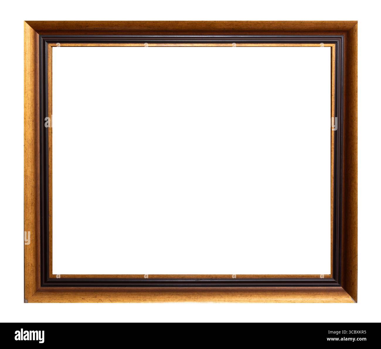 Wooden Rctangular Frame Vintage old retro wooden rectangular frame isolated on white background ...