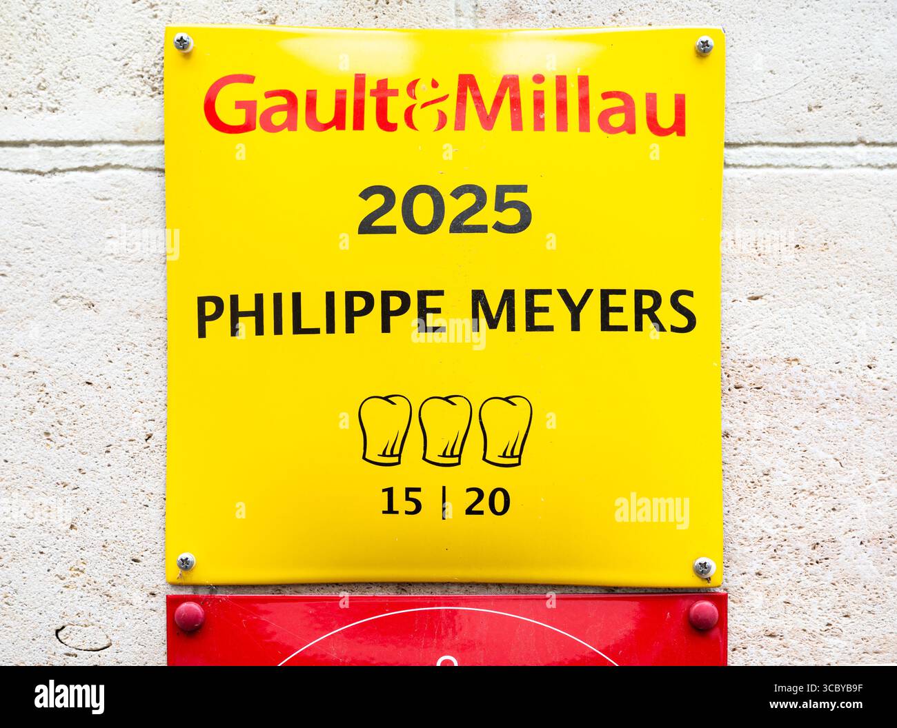 Gault Millau award, sign on a restaurant, Amsterdam, capital of