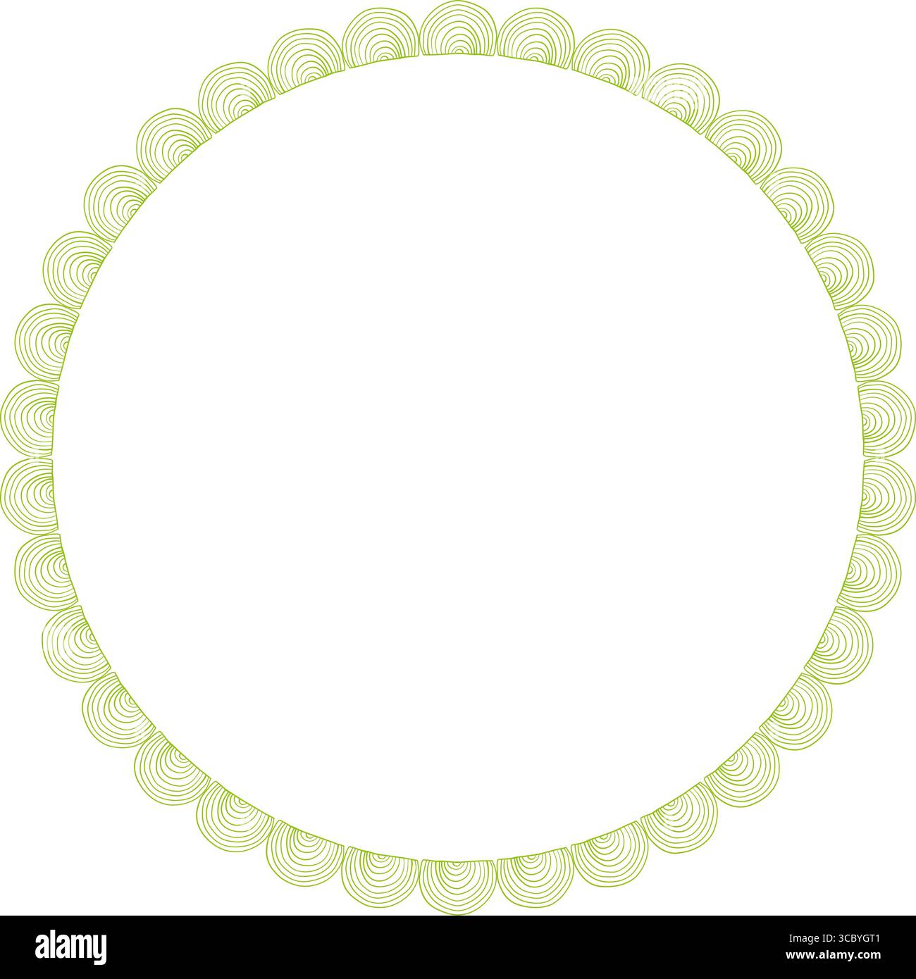 Rainbow frame. Vector empty childish frame for text. Modern Art baby shower graphic, element for design Stock Vector