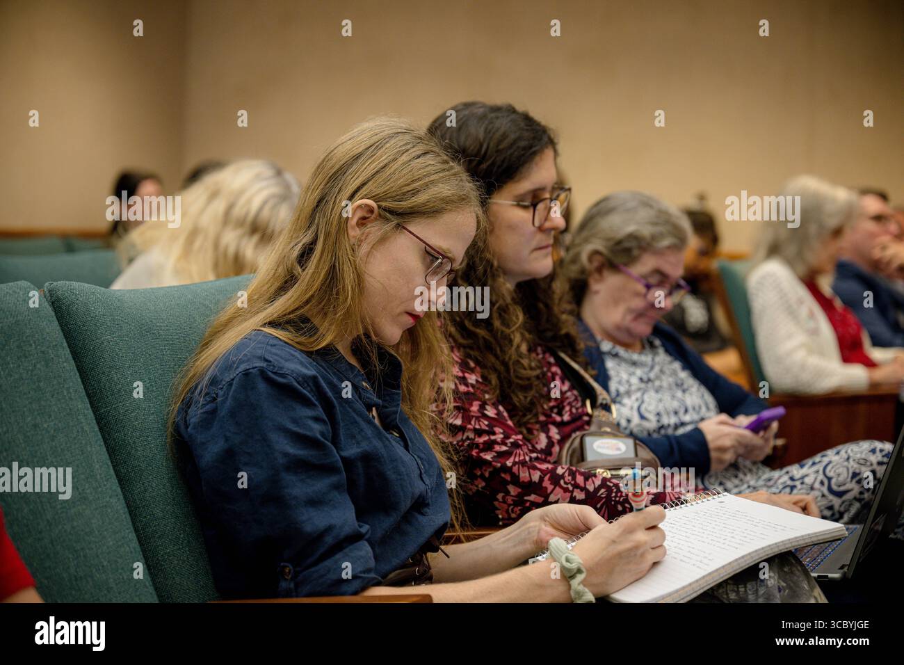 Attendees attend a Senate Special Committee on Congressional ...