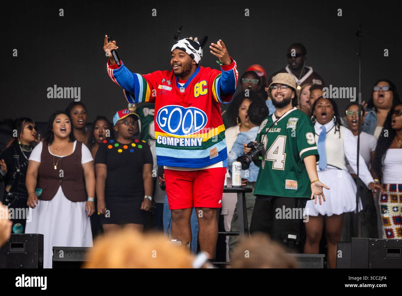 Larussell performs on the Lands End Stage during the Outside Lands 2025