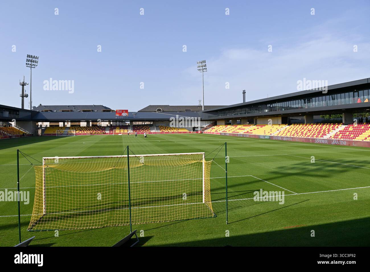 Illustration during the Ligue 2 BKT match between Rodez and Nancy at ...