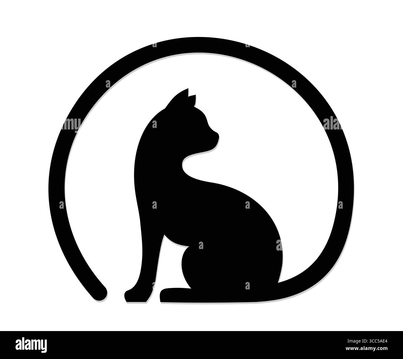 Long tail kitten Black and White Stock Photos & Images - Alamy