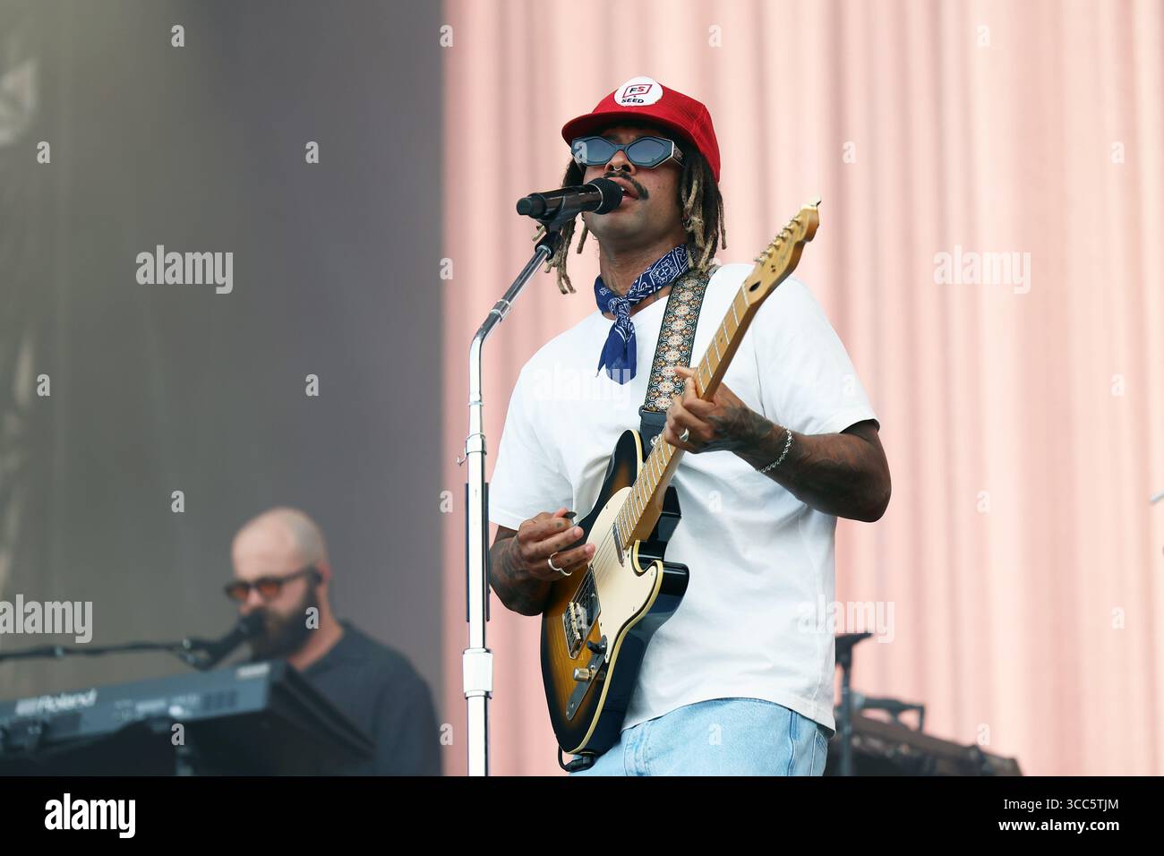 Australian rock band Ocean Alley performs at Sziget Festival 2025 in ...
