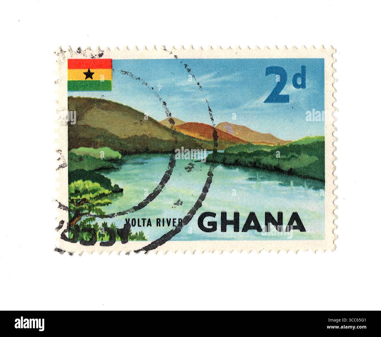 Ghana postage stamp africa hi-res stock photography and images - Alamy