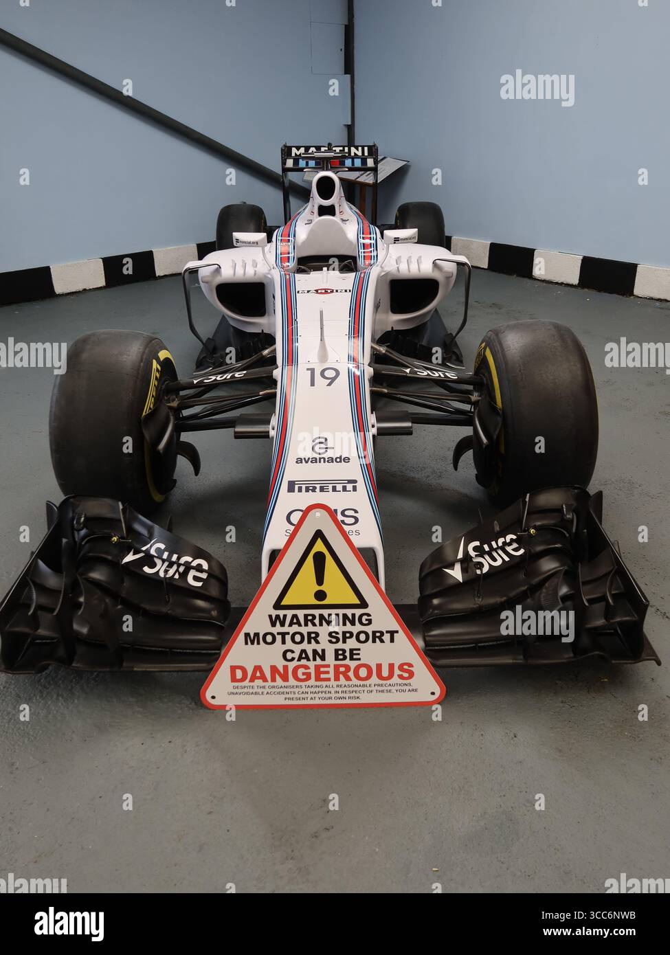 On loan to the Atwell-Wilson Motor Museum, the 2016 Williams FW38 is a ...