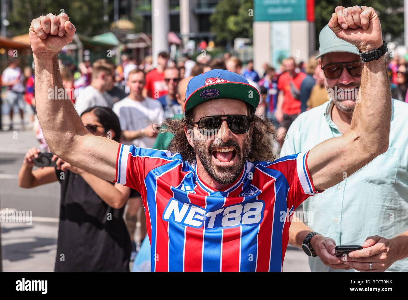 Crystal palace fans arrive hi-res stock photography and images - Alamy