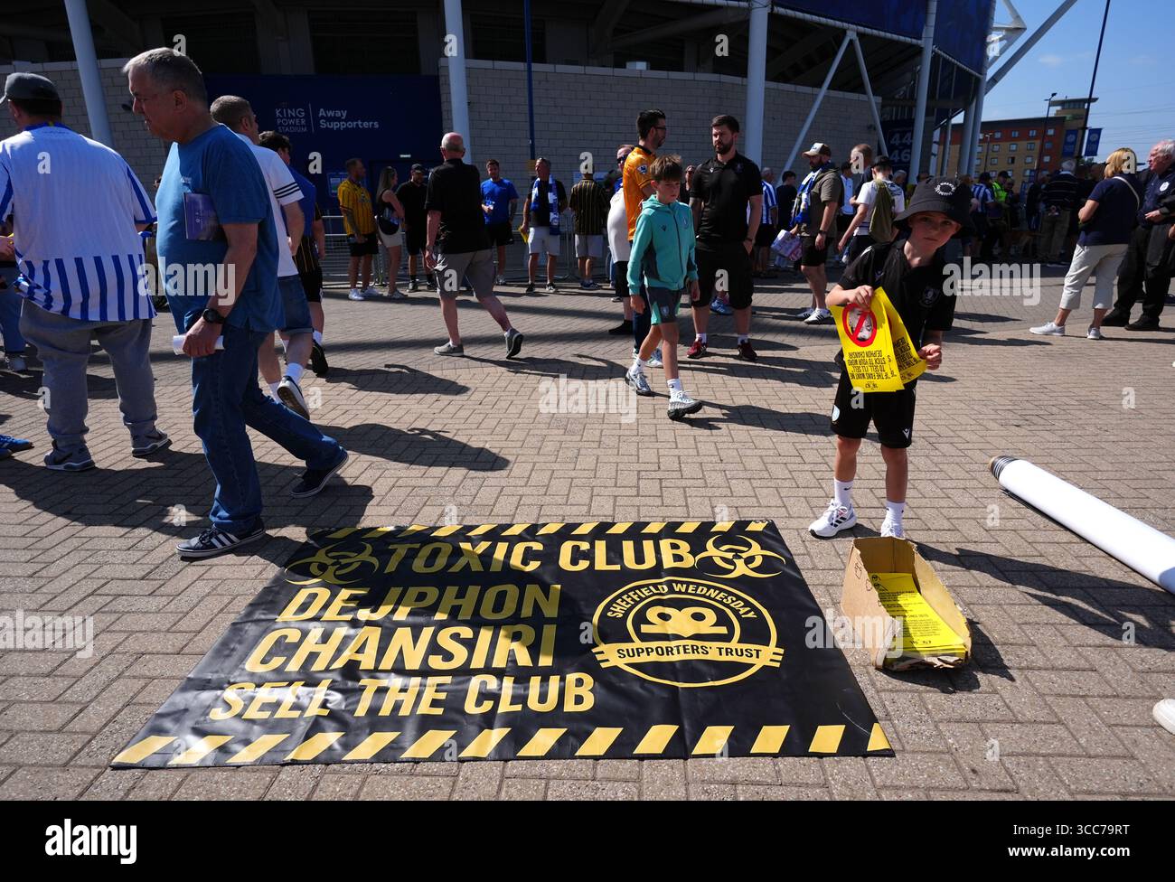 Swfc Protesting Sheffield Wednesday fans protest against club owner Dejphon Chansiri ...