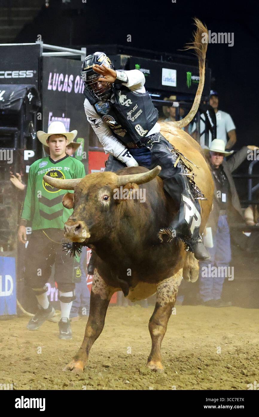 SUNRISE, FL - AUGUST 09: Arizona Ridge Riders Keyshawn Whitehorse is ...