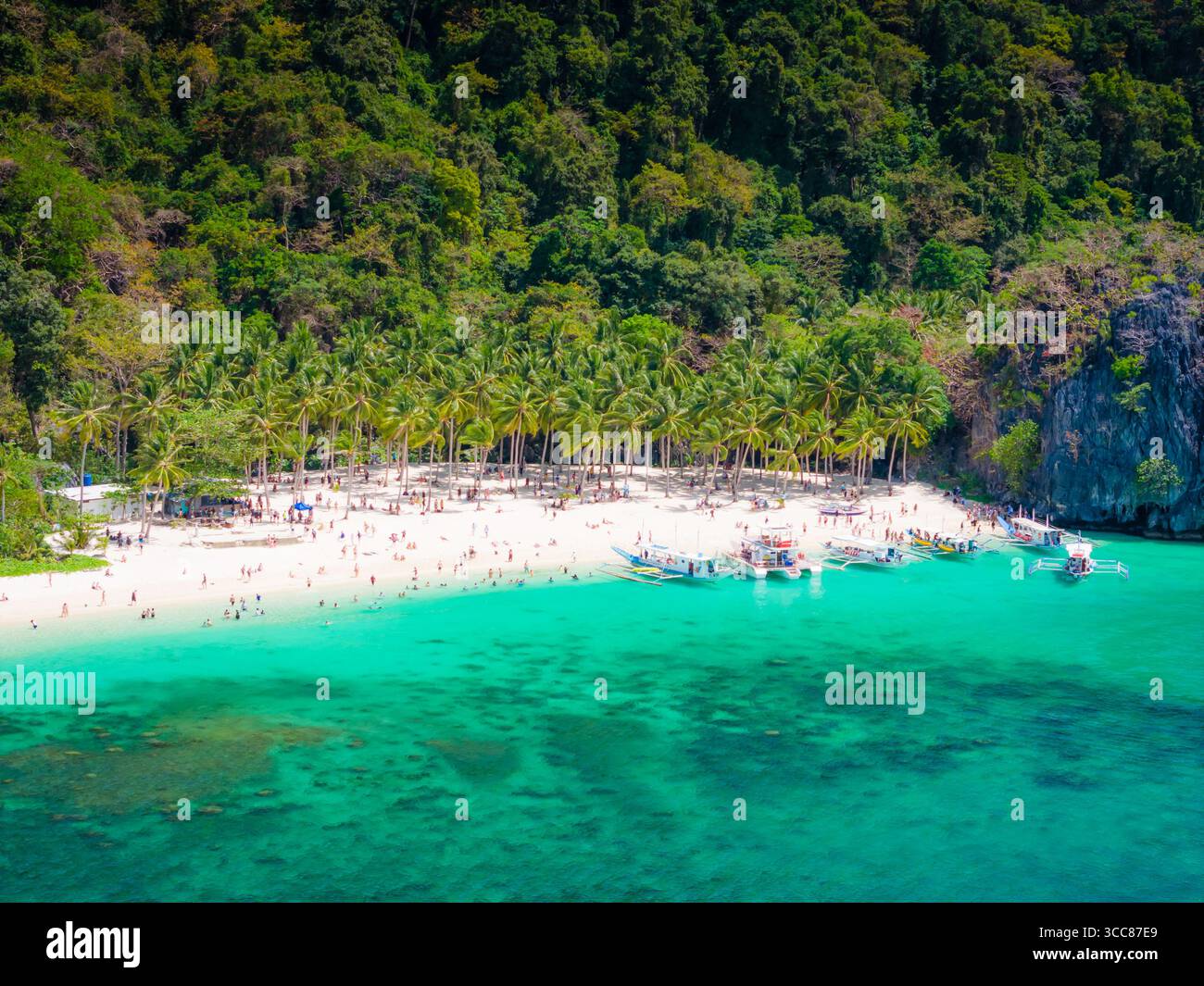 Seven commando beach el nido hi-res stock photography and images - Alamy