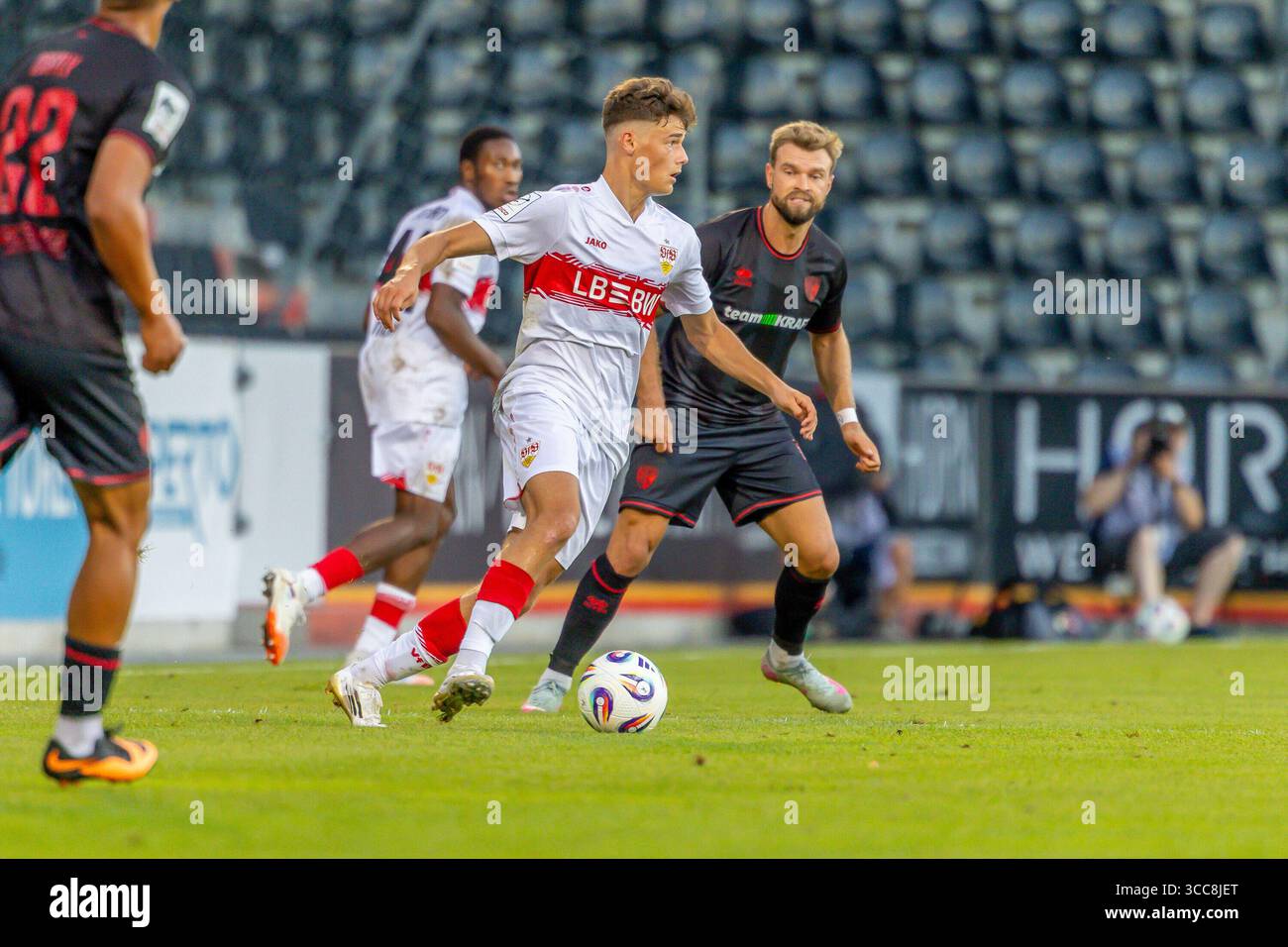 Aspach, Deutschland 10. August 2025: 3. Liga - 2025/2026 - VfB ...